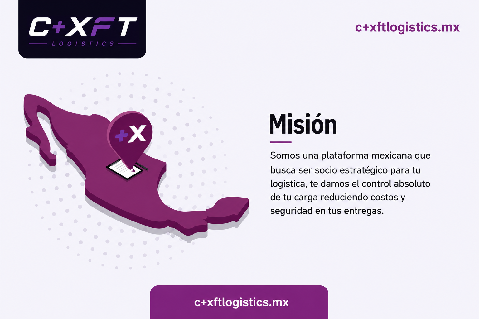Mision de C+XFT Logistics