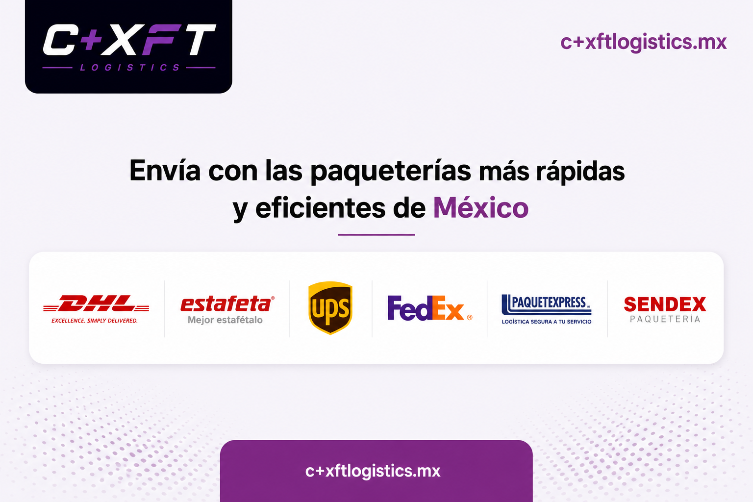 Paqueterias en Mexico con las que trabajamos